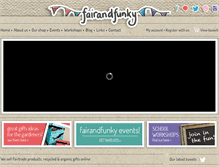 Tablet Screenshot of fairandfunky.com
